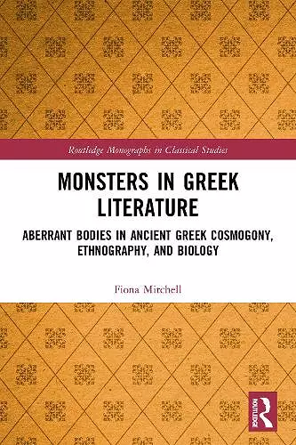 Monsters in Greek Literature cover