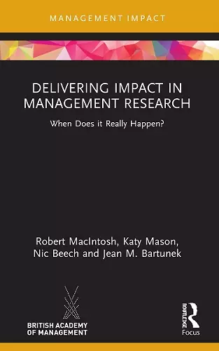 Delivering Impact in Management Research cover