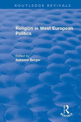 Religion in West European Politics cover