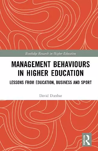 Management Behaviours in Higher Education cover