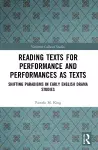 Reading Texts for Performance and Performances as Texts cover