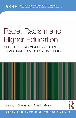 Race, Racism and Higher Education cover