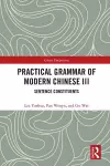 Practical Grammar of Modern Chinese III cover