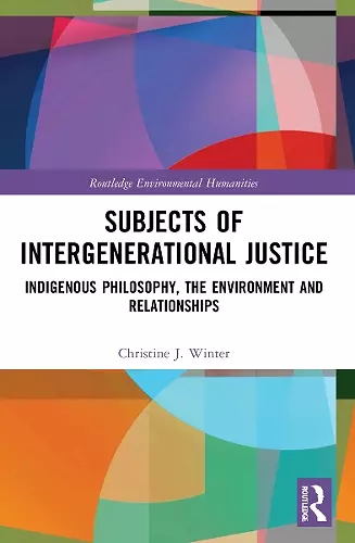 Subjects of Intergenerational Justice cover