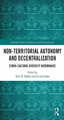 Non-Territorial Autonomy and Decentralization cover