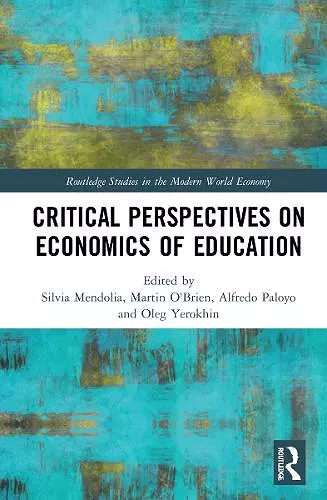 Critical Perspectives on Economics of Education cover