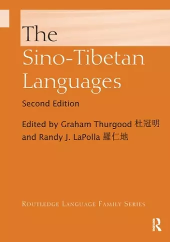 The Sino-Tibetan Languages cover