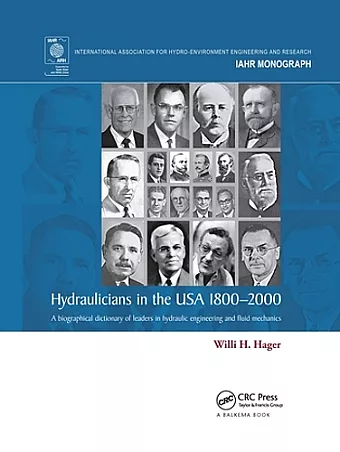 Hydraulicians in the USA 1800-2000 cover