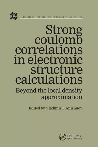 Strong Coulomb Correlations in Electronic Structure Calculations cover