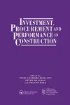 Investment, Procurement and Performance in Construction cover