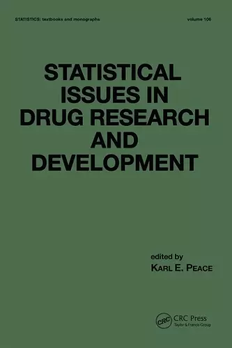 Statistical Issues in Drug Research and Development cover