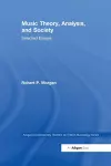 Music Theory, Analysis, and Society cover