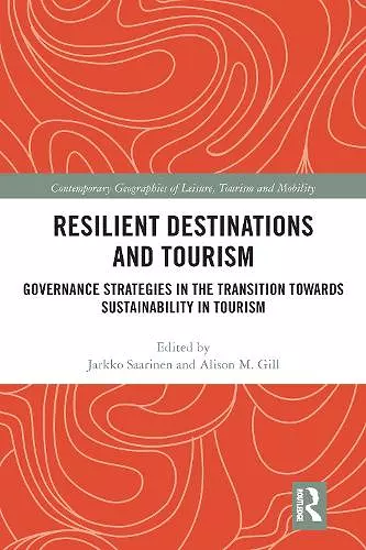 Resilient Destinations and Tourism cover