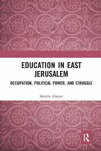 Education in East Jerusalem cover