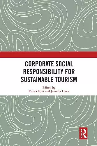 Corporate Social Responsibility for Sustainable Tourism cover