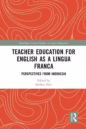 Teacher Education for English as a Lingua Franca cover