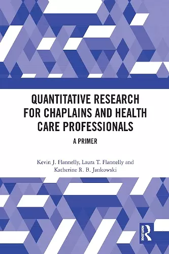 Quantitative Research for Chaplains and Health Care Professionals cover