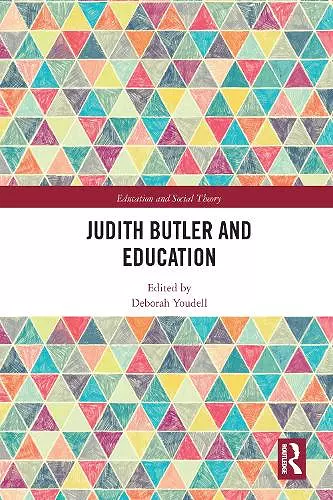 Judith Butler and Education cover