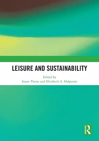 Leisure and Sustainability cover