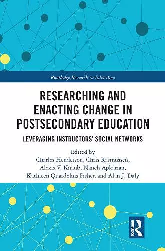 Researching and Enacting Change in Postsecondary Education cover