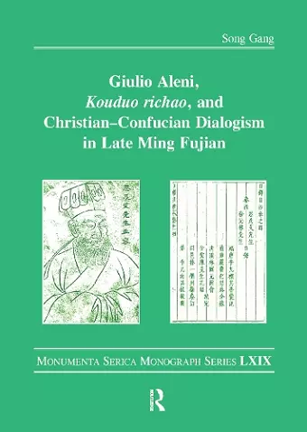 Giulio Aleni, Kouduo richao, and Christian–Confucian Dialogism in Late Ming Fujian cover