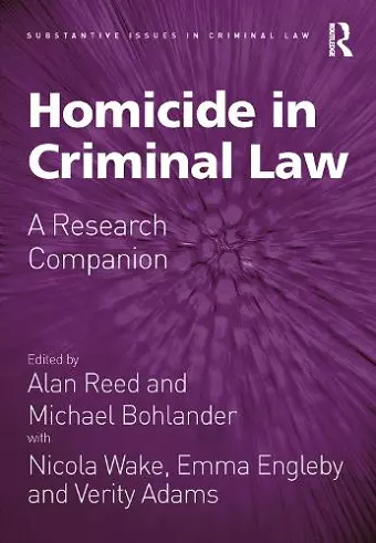 Homicide in Criminal Law cover