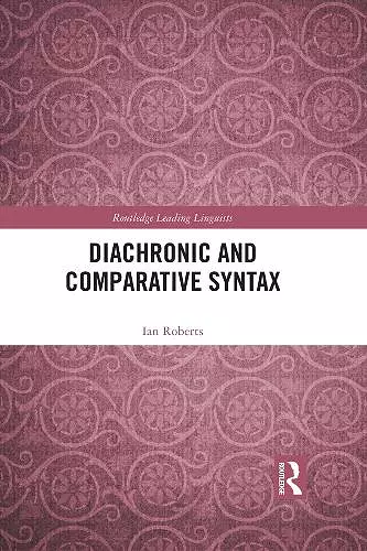 Diachronic and Comparative Syntax cover