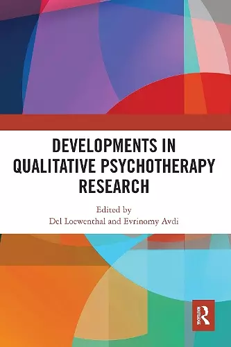 Developments in Qualitative Psychotherapy Research cover