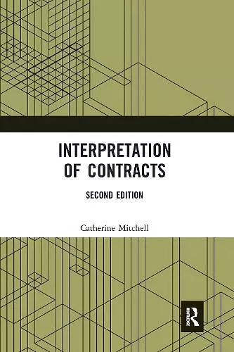 Interpretation of Contracts cover