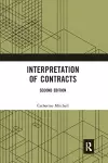 Interpretation of Contracts cover