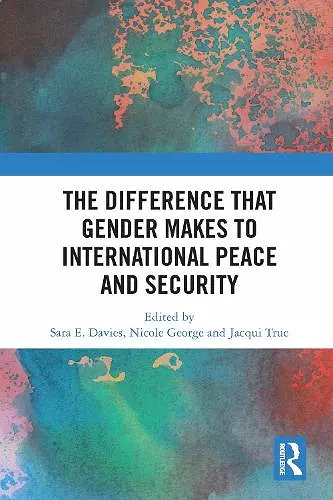 The Difference that Gender Makes to International Peace and Security cover