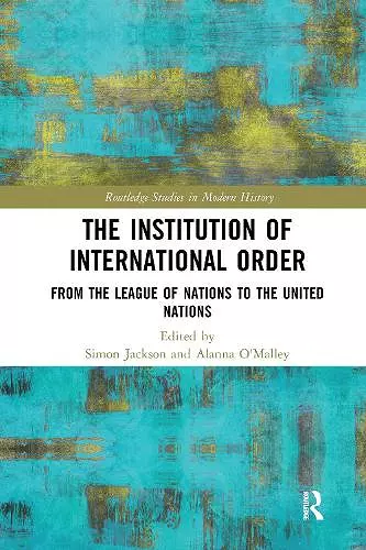 The Institution of International Order cover