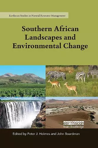 Southern African Landscapes and Environmental Change cover