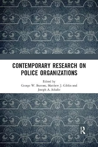 Contemporary Research on Police Organizations cover