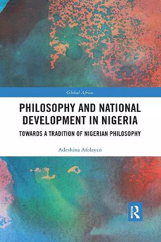 Philosophy and National Development in Nigeria cover