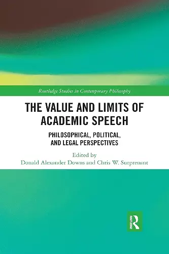 The Value and Limits of Academic Speech cover