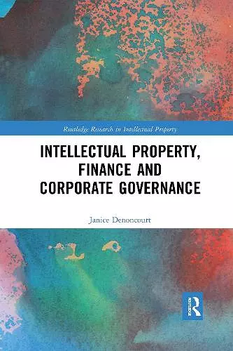 Intellectual Property, Finance and Corporate Governance cover