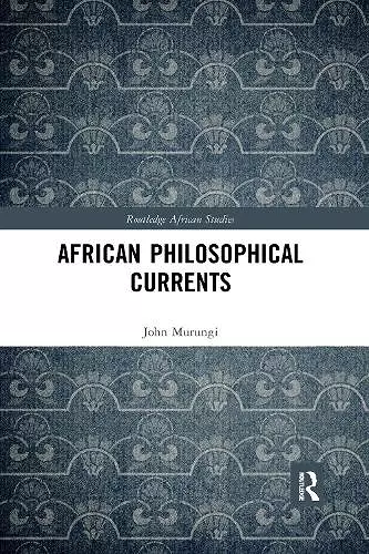 African Philosophical Currents cover