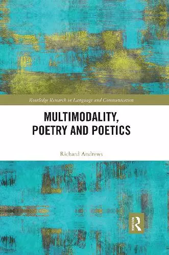 Multimodality, Poetry and Poetics cover