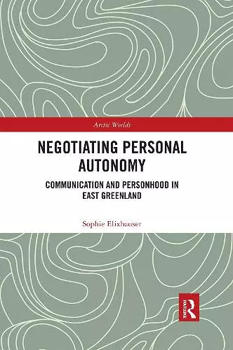 Negotiating Personal Autonomy cover