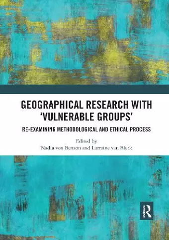 Geographical Research with 'Vulnerable Groups' cover