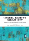 Geographical Research with 'Vulnerable Groups' cover