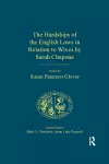 The Hardships of the English Laws in Relation to Wives by Sarah Chapone cover