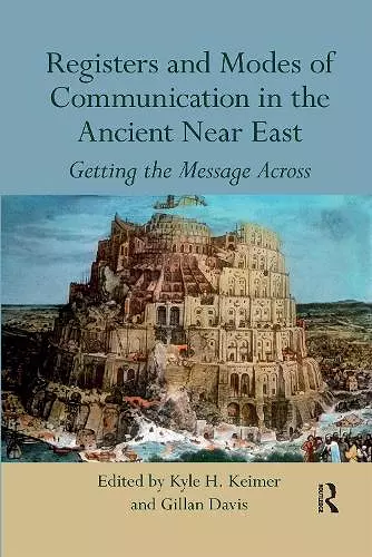 Registers and Modes of Communication in the Ancient Near East cover