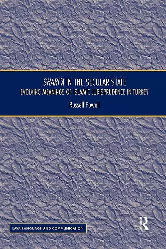 Shari`a in the Secular State cover