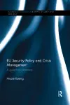 EU Security Policy and Crisis Management cover