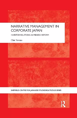 Narrative Management in Corporate Japan cover