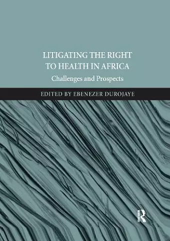 Litigating the Right to Health in Africa cover