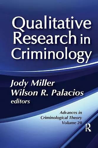 Qualitative Research in Criminology cover