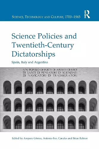 Science Policies and Twentieth-Century Dictatorships cover